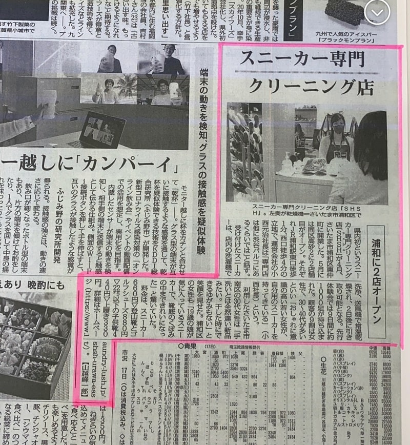 毎日新聞 記事 SHSH